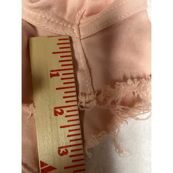 AKIRA Chicago Pink Distressed Cut Off Stretch Shorts Women's Size Small - Picture 4 of 10